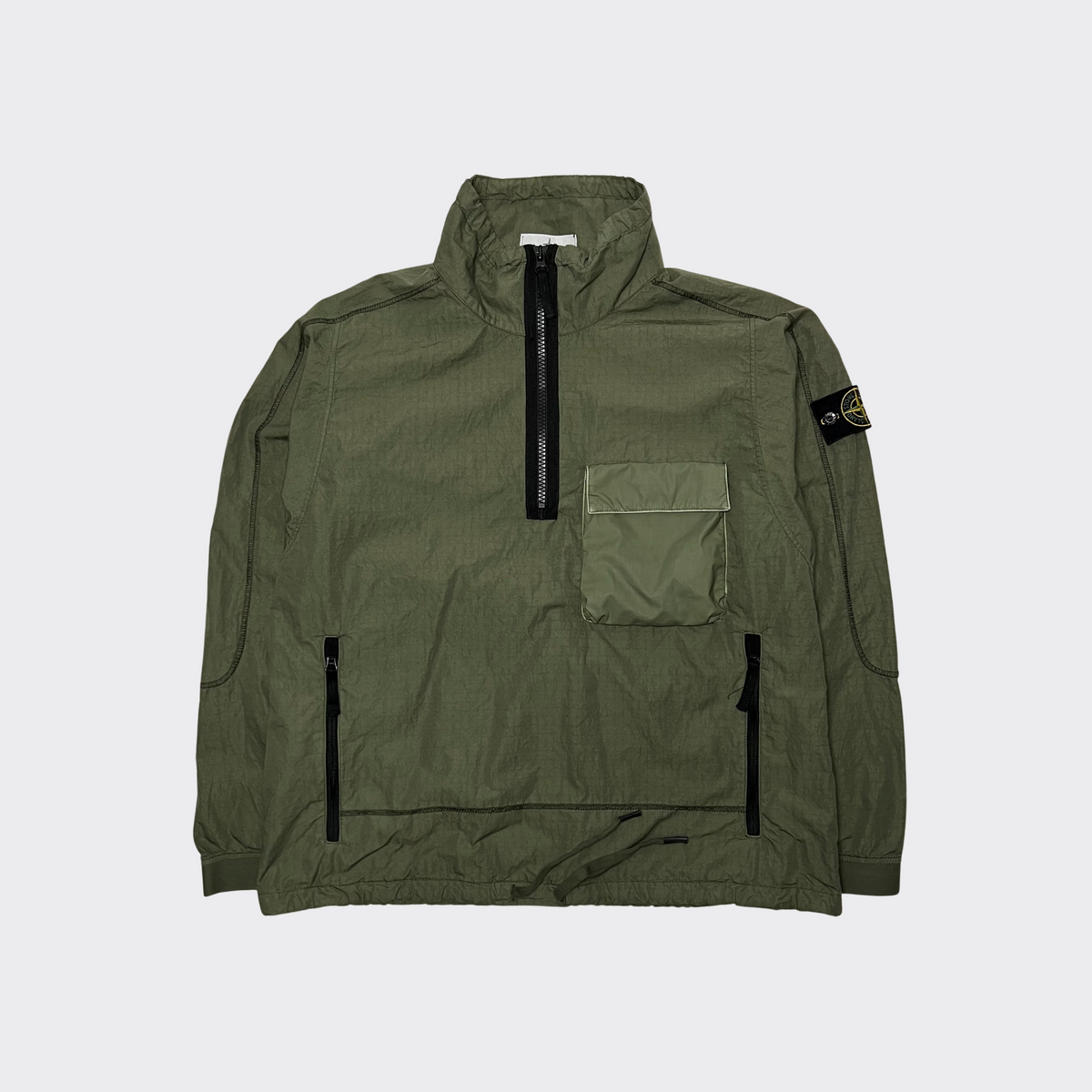 Stone island brushed smock jacket cheap