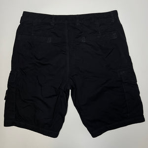Stone Island Black Cargo Shorts W36
