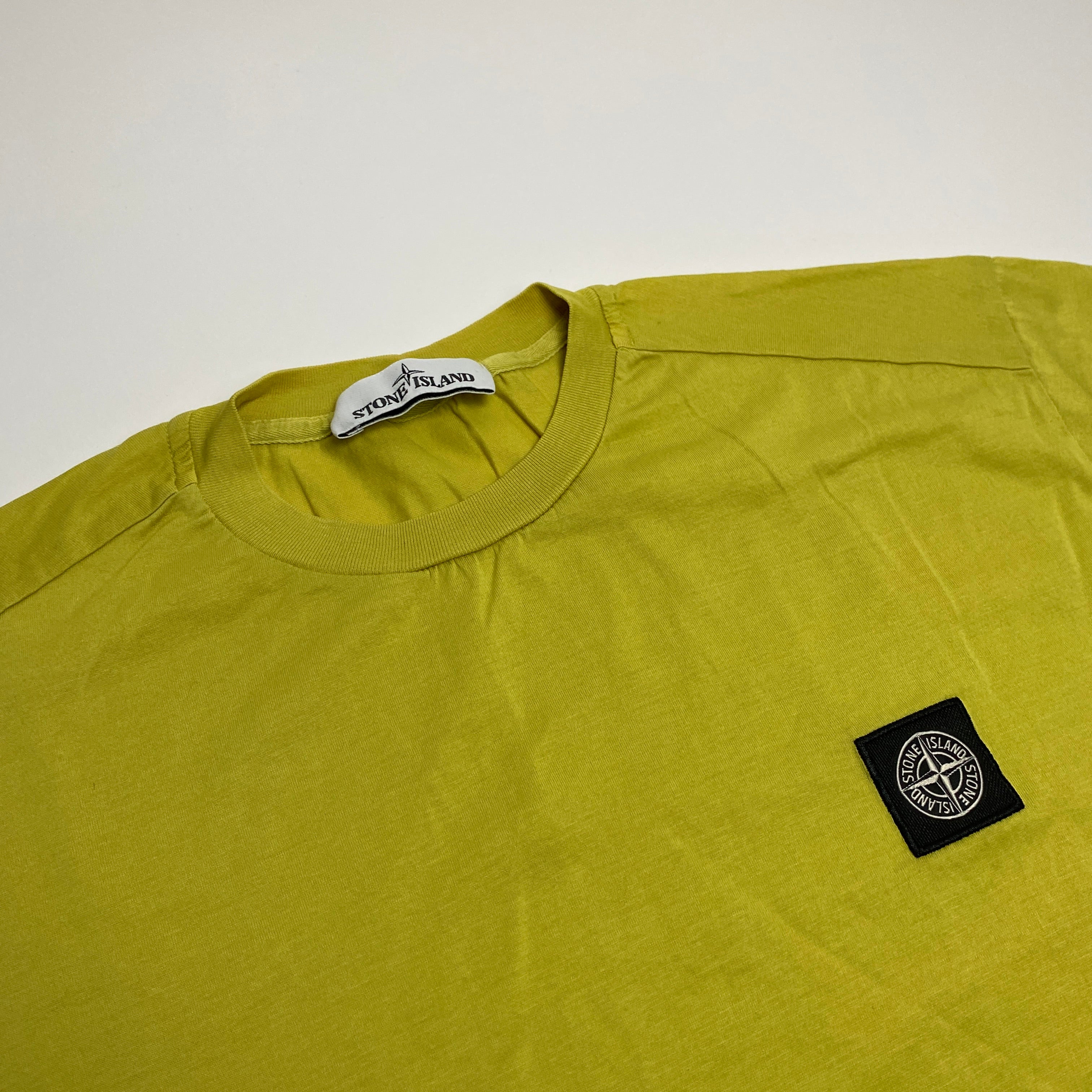 Stone Island Yellow Tee M