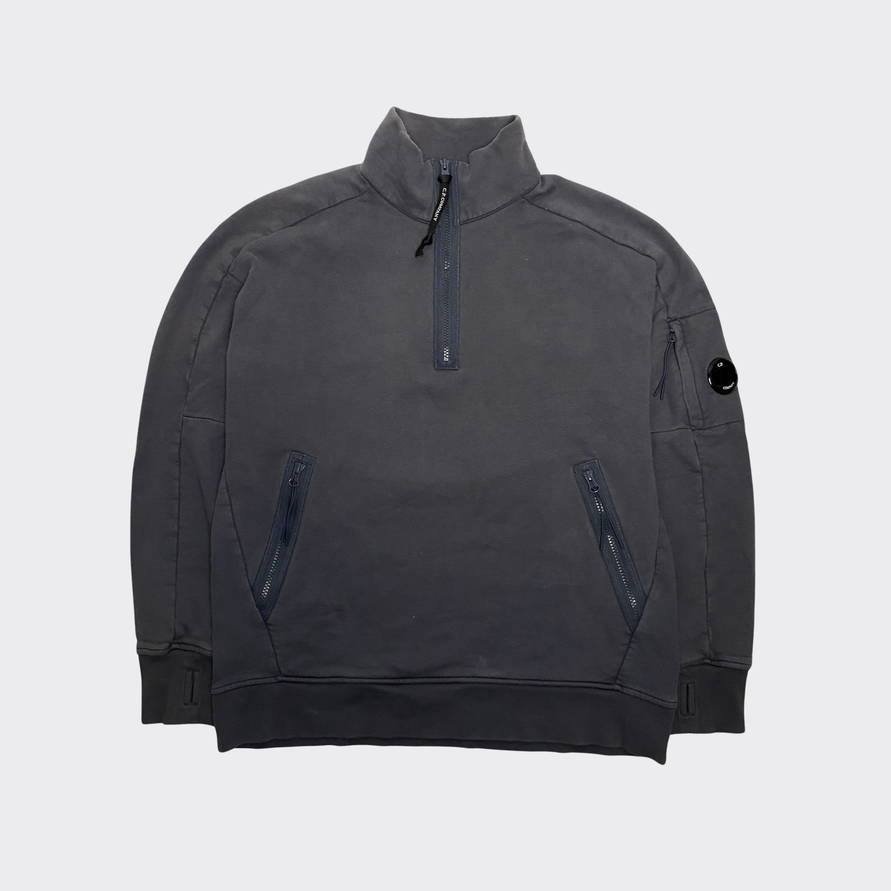 C.P. Company Grey 1/4 Zip L