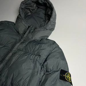 Stone Island Grey Down Jacket S