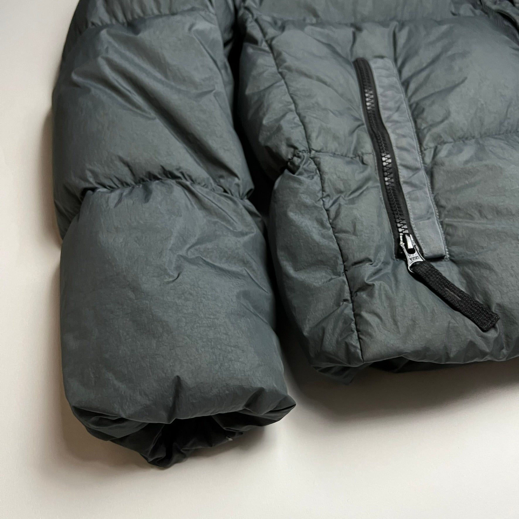 Stone Island Grey Down Jacket S