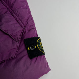 Stone Island Purple Down Gilet M