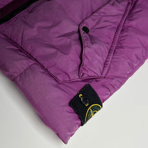 Stone Island Purple Down Gilet M