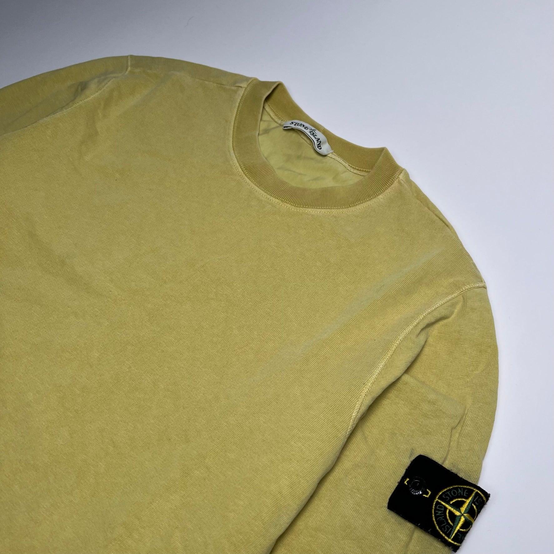 Stone Island Yellow Crew L