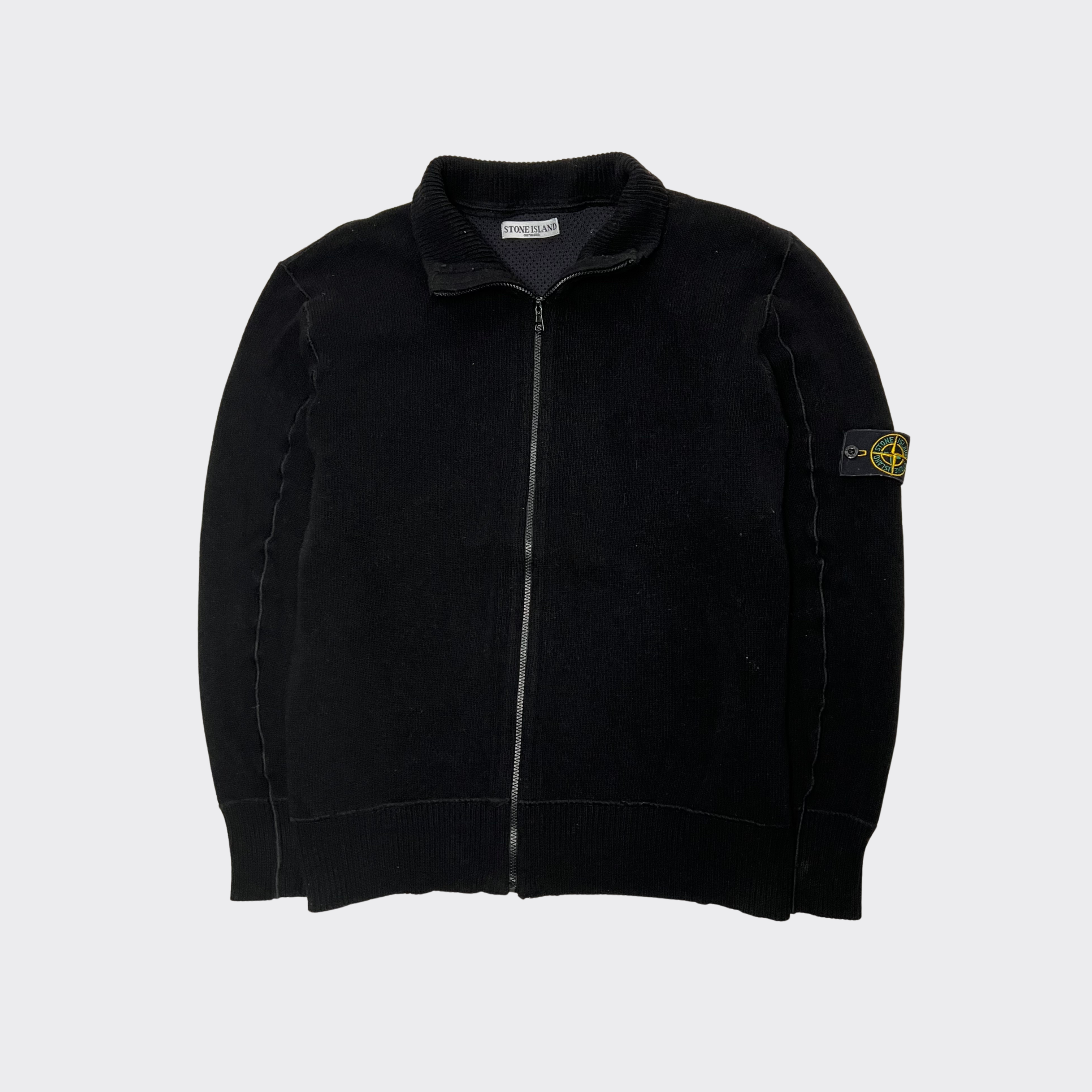 Stone island zip up jumper sales