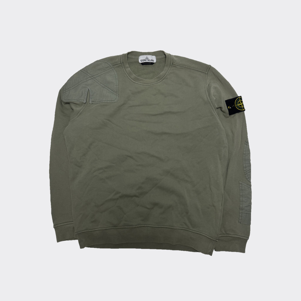 Stone Island Green Crew M