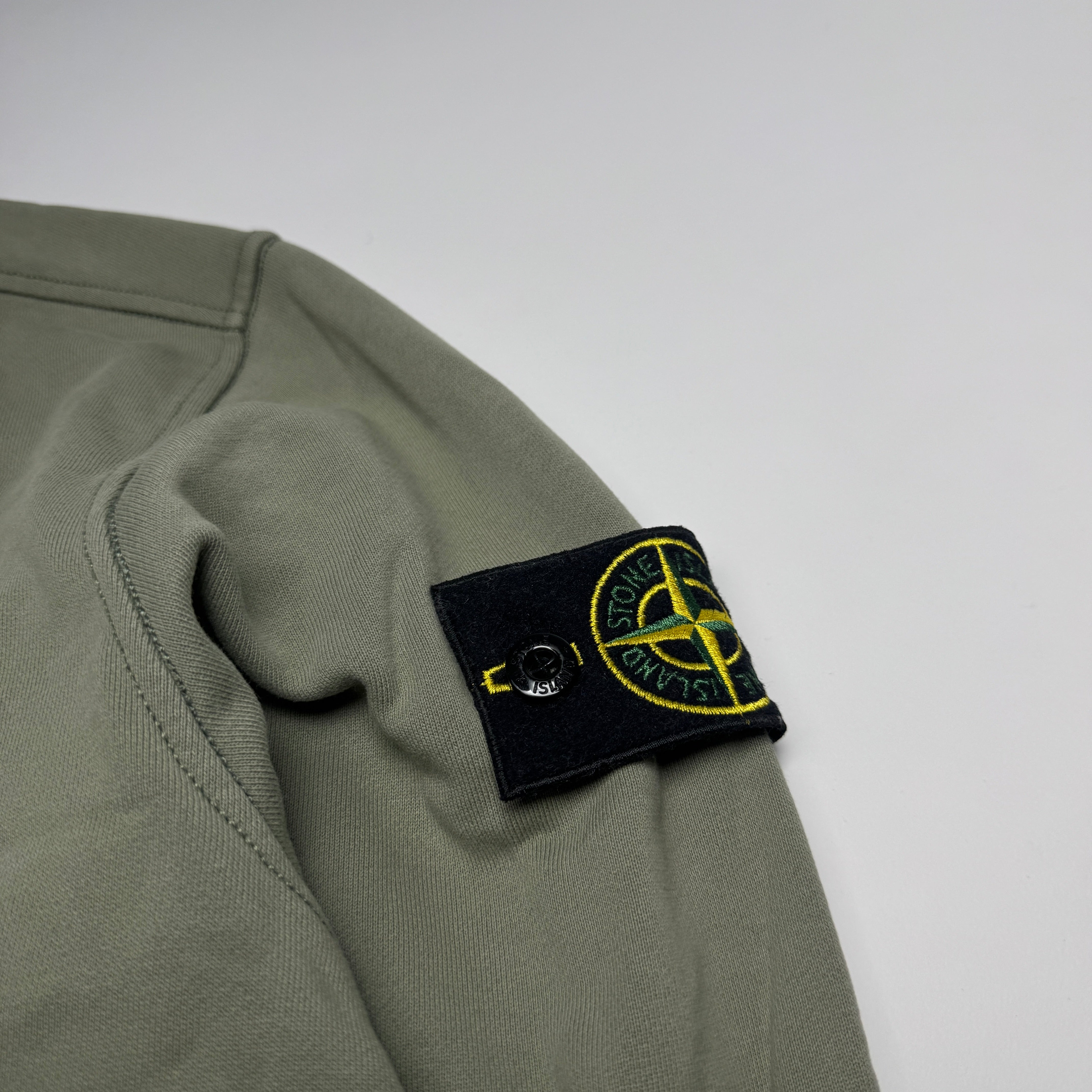 Stone Island Green Crew M