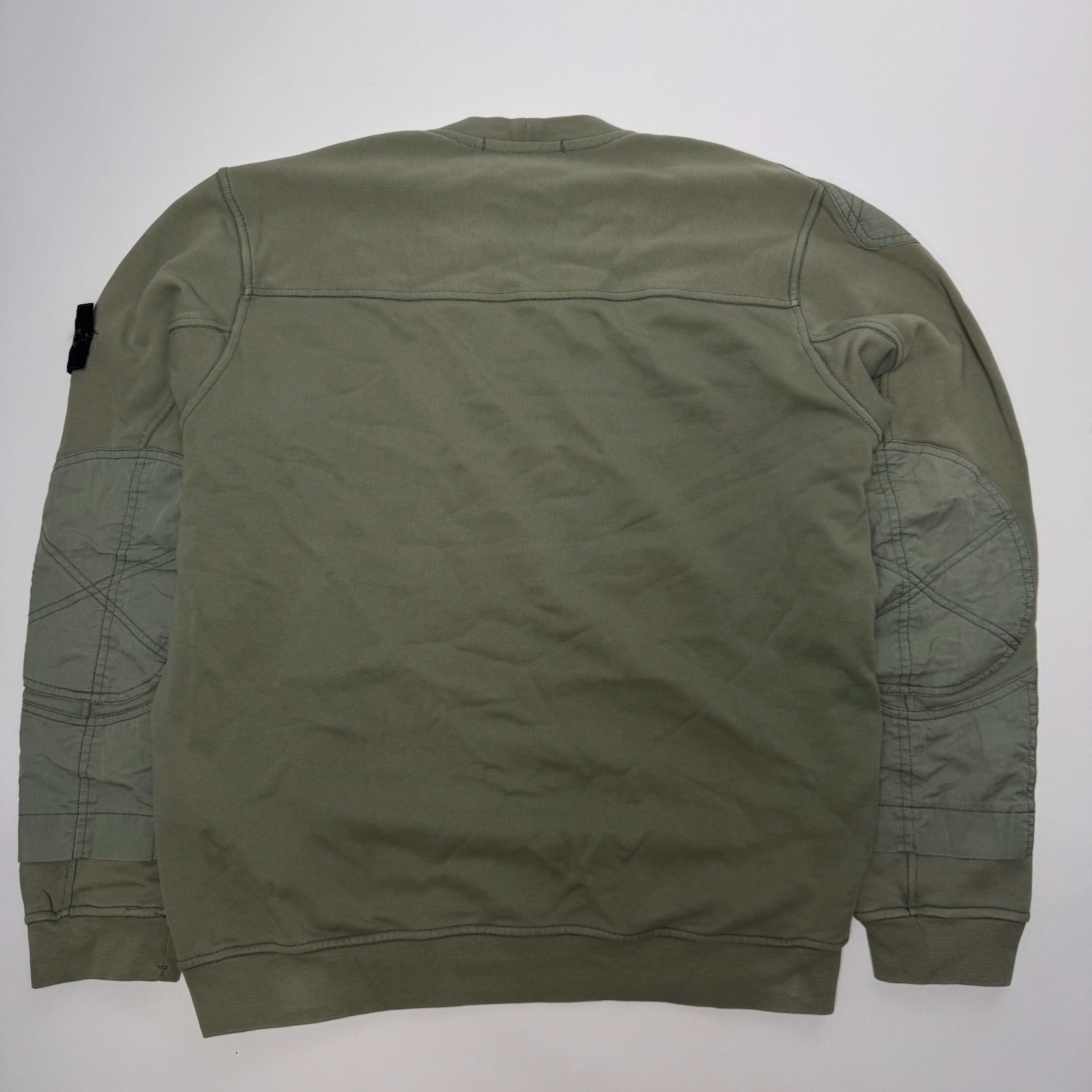 Stone Island Green Crew M