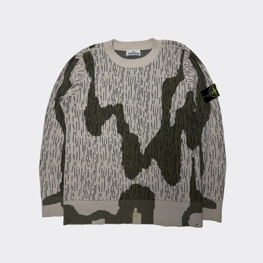 Stone Island Rain Camo Jumper XL