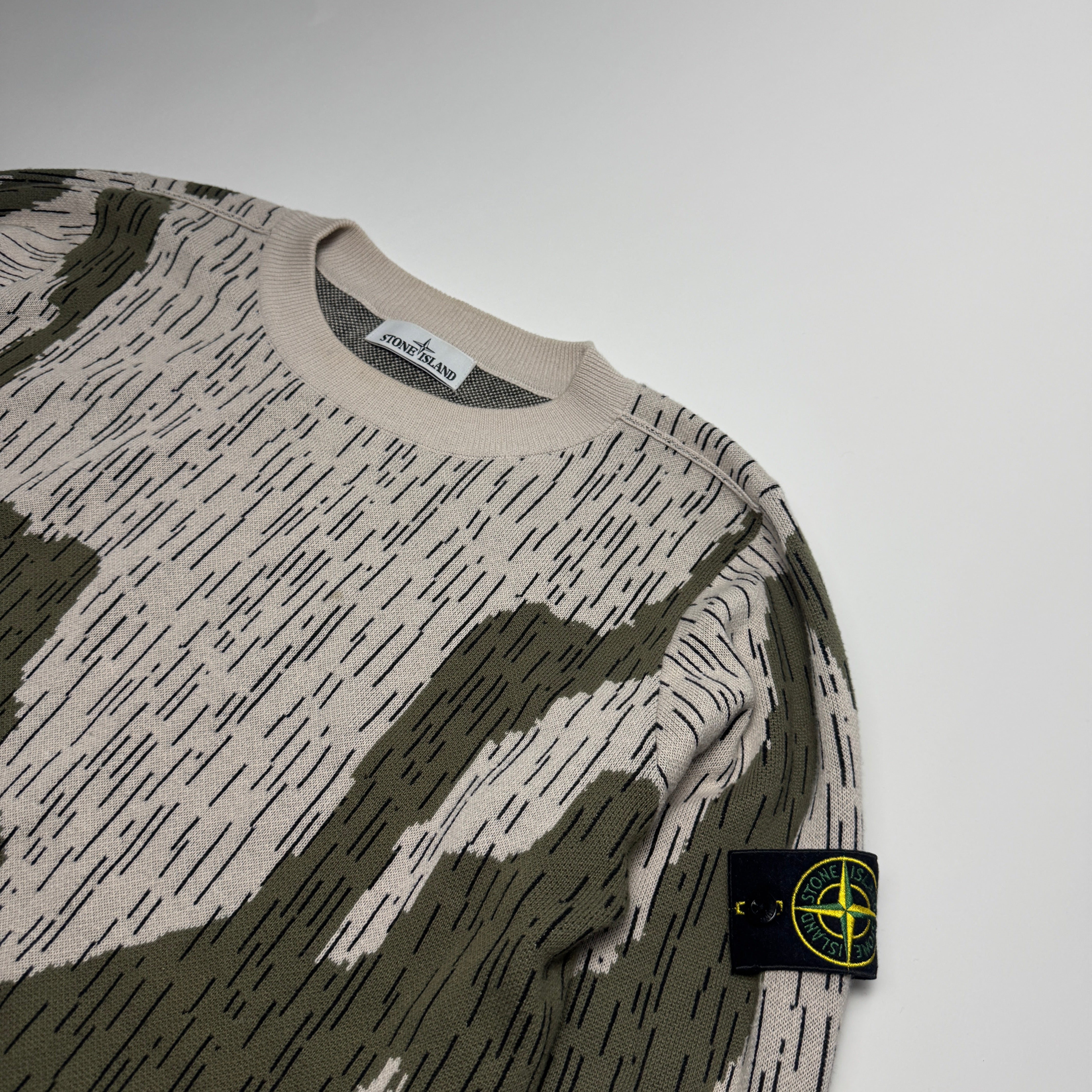 Stone Island Rain Camo Jumper XL