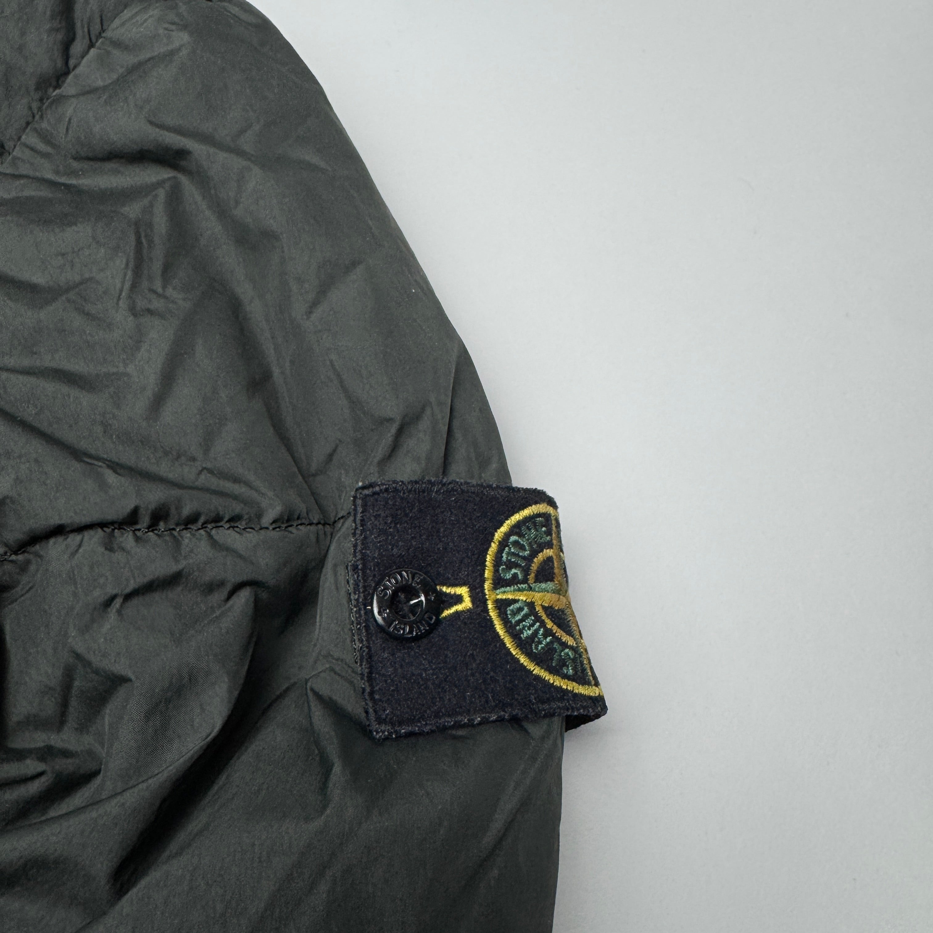 Stone Island Green Down Jacket S