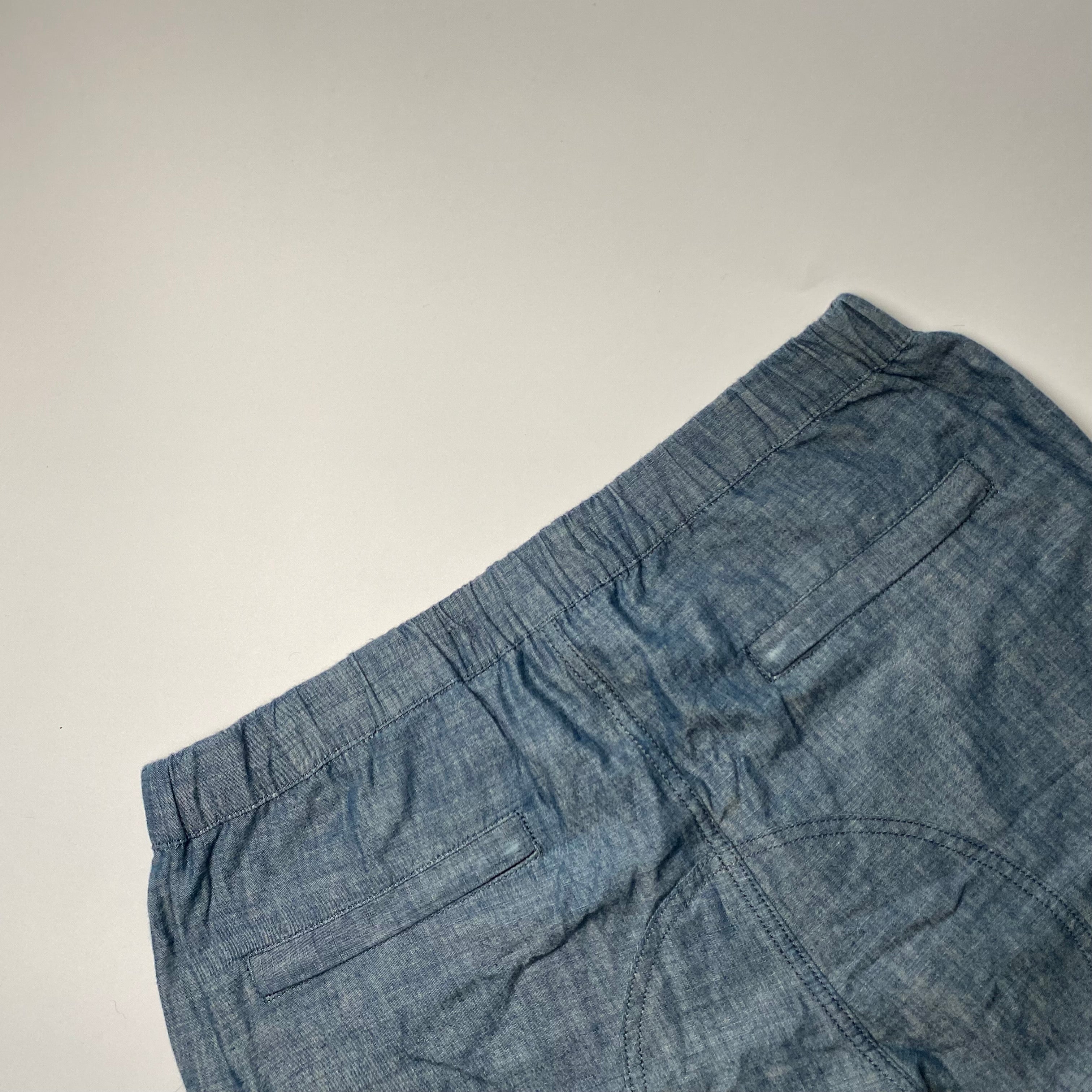 Stone Island Chambray Cargo Trousers W32