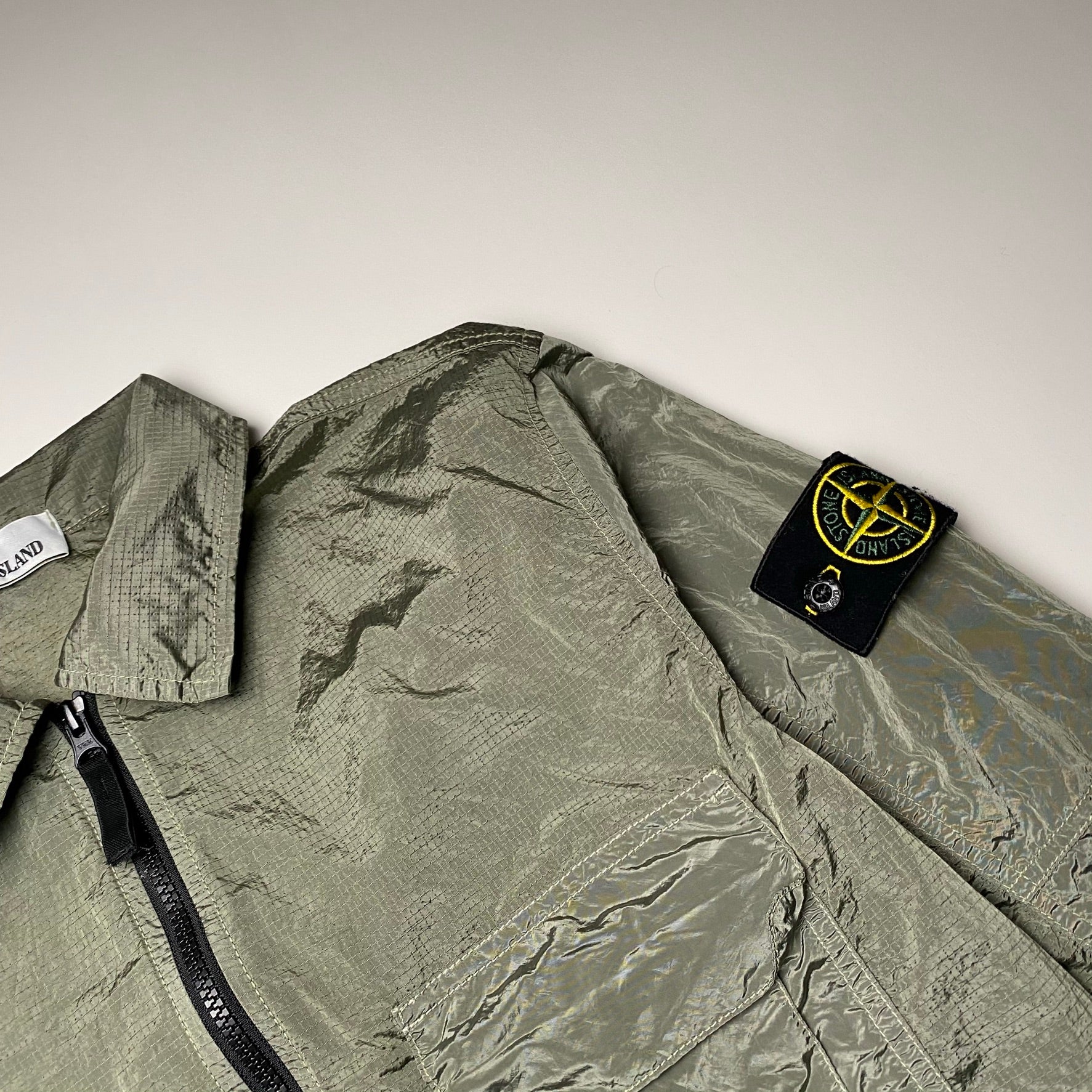 Stone Island Nylon Metal Overshirt Olive S