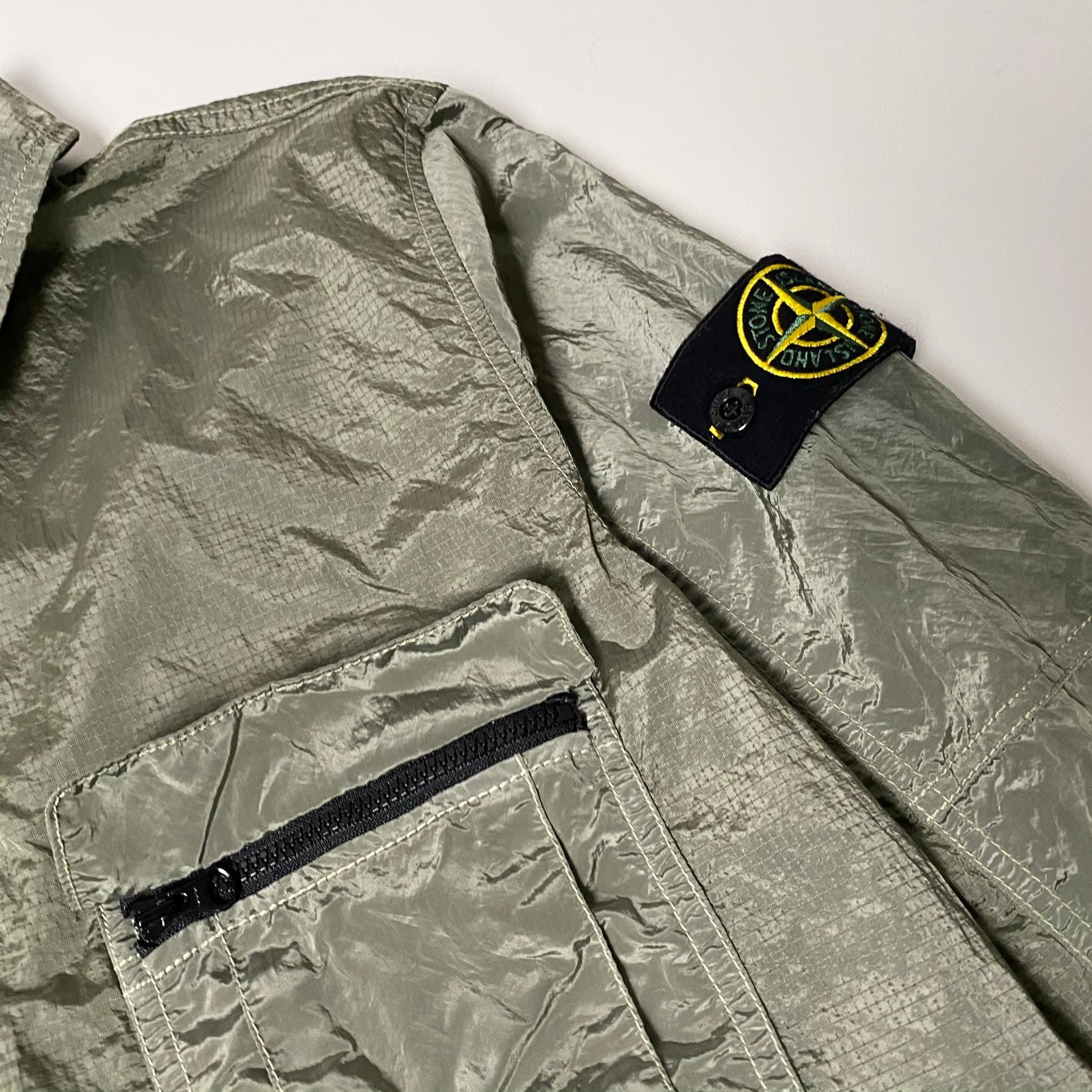 Stone Island Nylon Metal Overshirt Olive S
