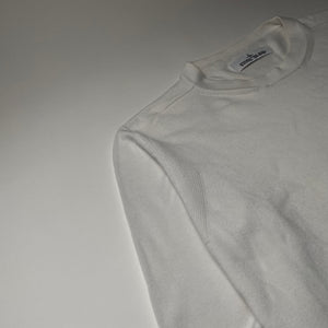 Stone Island White Crew L
