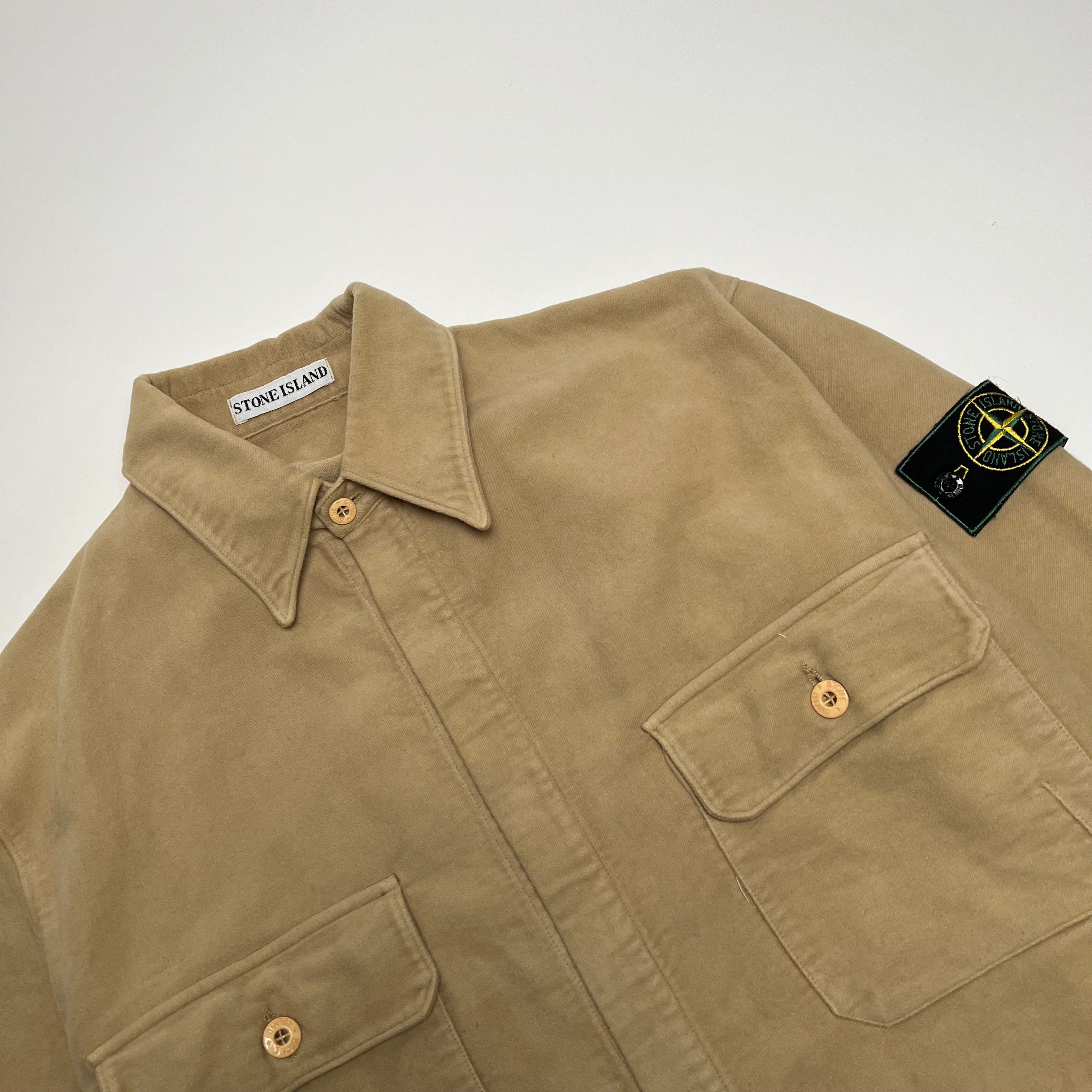 Stone Island Moleskin Overshirt L XL Seeking Casuals
