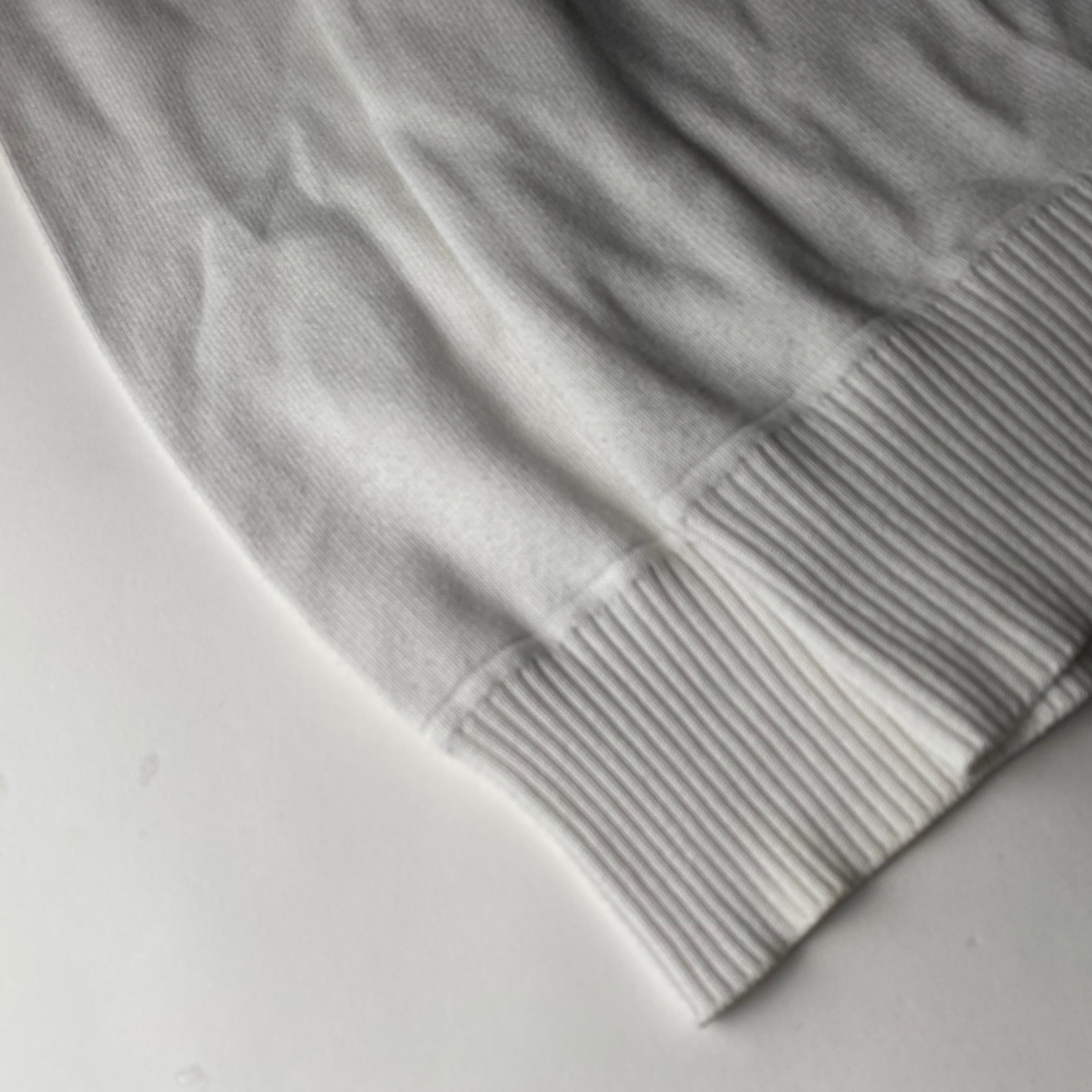 Stone Island White Crew L