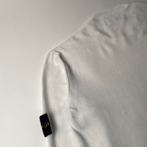 Stone Island White Crew L